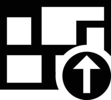 Upload icon symbol image vector