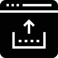 Upload icon symbol image vector
