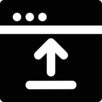 Upload icon symbol image vector