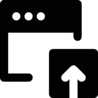 Upload icon symbol image vector