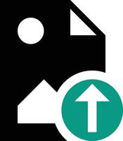 Upload icon symbol image vector