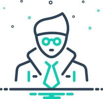 Mix icon for student vector
