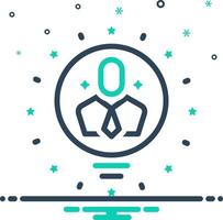 Mix icon for skill vector
