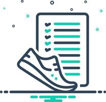 Mix icon for rules vector