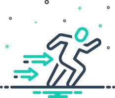 Mix icon for sprint vector