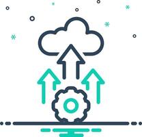 Mix icon for potential vector