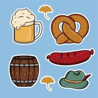 Set Of Octoberfest clip art element vector