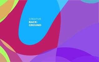 creative abstract modern art background with vibrant colorful colors vector