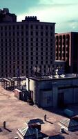 modern building with an abundance of windows against a picturesque sky backdrop video
