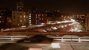 Cityscape Skyline View of High Rise Corporate Office Business District Blocks video