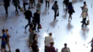 Database of Human Identity Contact Tracing Surveillance of People Walking video