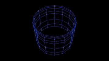 Abstract Virtual Texture Motion Graphic Flow Concept Background video