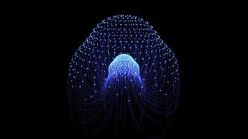 Abstract Virtual Texture Motion Graphic Flow Concept Background video