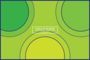 Geometric Pattern - Geometric Background - Abstract Background - Circles - Green - Use in Website Design, Packaging, Wall Art, Wallpaper, Poster, Banner, Profile, Brochure, Apparel, Textiles vector