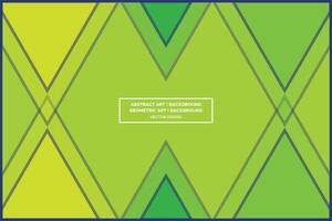 Geometric Pattern - Geometric Background - Abstract Background - Triangles - Green - Use in Website Design, Packaging, Wall Art, Wallpaper, Poster, Banner, Profile, Brochure, Apparel, Textiles vector
