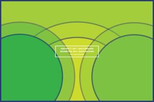 Geometric Pattern - Geometric Background - Abstract Background - Circles - Green - Use in Website Design, Packaging, Wall Art, Wallpaper, Poster, Banner, Profile, Brochure, Apparel, Textiles vector