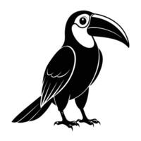 Silhouette of a bird on white Background. line art of abstract art design, minimal bird line logo icon illustration isolated on white background. Bird Silhouette Art illustration. vector