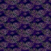 Damask pattern gothic vector
