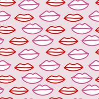 Seamless pattern for valentines day vector