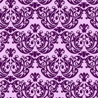 Damask seamless pattern gothic vector