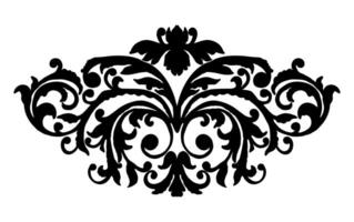 Damask seamless pattern gothic vector