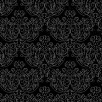 Damask seamless pattern gothic vector