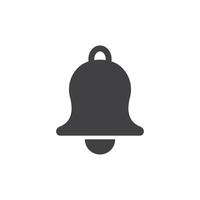 Notification bell icon in flat style. Incoming inbox message illustration on isolated background. Ringing bell sign business concept. vector