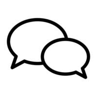 Chat icon. Talk bubble speech icon. Dialogue balloon icon. vector
