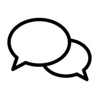 Chat icon. Talk bubble speech icon. Dialogue balloon icon. vector