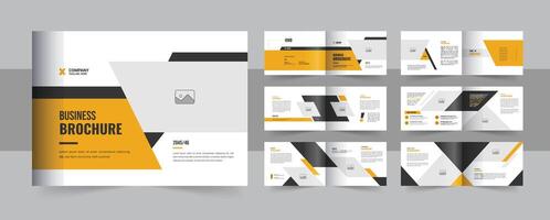 landscape company profile brochure design or multipage brochure template design layout vector
