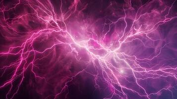 Fuchsia Lightning Strikes with Retro Static photo