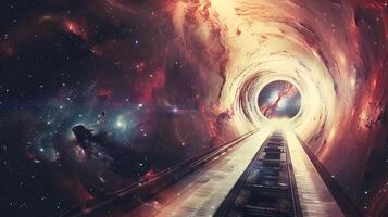 Interstellar Portal A Gateway to Distant Galaxies photo
