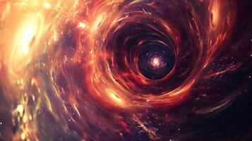 Cosmic Vortex A Mesmerizing Swirl of Light and Darkness photo