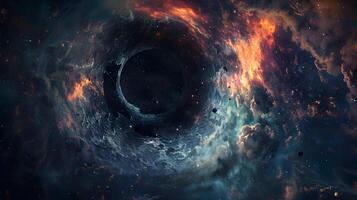 Black Hole Enigma A Mysterious Portal to the Unknown photo