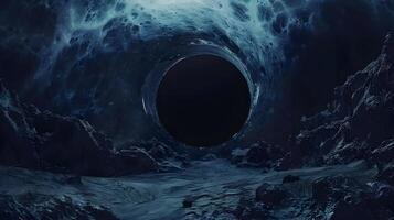 Black Hole Enigma A Mysterious Portal to the Unknown photo