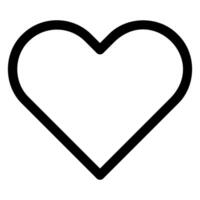 love line icon isolated on white background vector