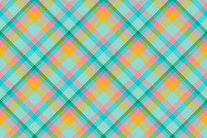 Tartan scotland seamless plaid pattern . Retro background fabric. Vintage check color square geometric texture. vector