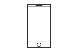 Mobile phone icon. Smartphone comunication symbol. Call web design. vector