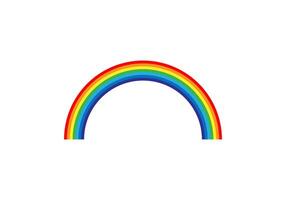 Rainbow illustration. Colorful abstract design. Color graphic symbol rain bow. vector