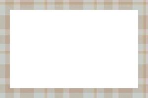 Vintage frame . Scottish border pattern retro style. Tartan plaid ornament. vector