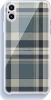 Smartphone cover design mockup. Template geometric pattern for mobile phone back part. Flat design. vector