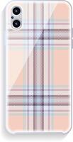 Smartphone cover design mockup. Template geometric pattern for mobile phone back part. Flat design. vector