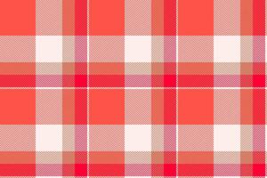 Plaid background, check seamless pattern in red. fabric texture for textile print, wrapping paper, gift card or wallpaper. vector