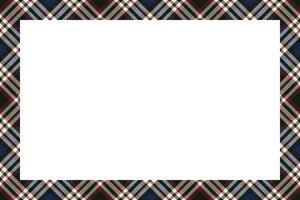 Vintage frame . Scottish border pattern retro style. Tartan plaid ornament. vector