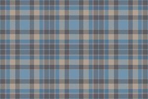 Plaid background, check seamless pattern in blue. fabric texture for textile print, wrapping paper, gift card or wallpaper. vector