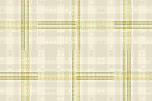Dog tooth plaid fabric, border textile pattern texture. Paper seamless background check tartan in light and beige colors. vector