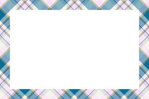 Vintage frame . Scottish border pattern retro style. Tartan plaid ornament. vector