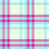 Sofa background plaid pattern, woman seamless tartan fabric. Abstract textile texture check in cyan and light colors. vector
