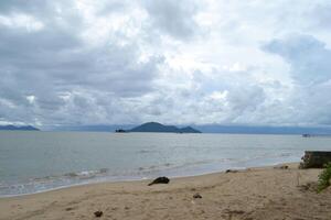 Scenic view of sea against sky photo