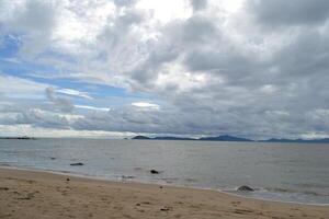 Scenic view of sea against sky photo